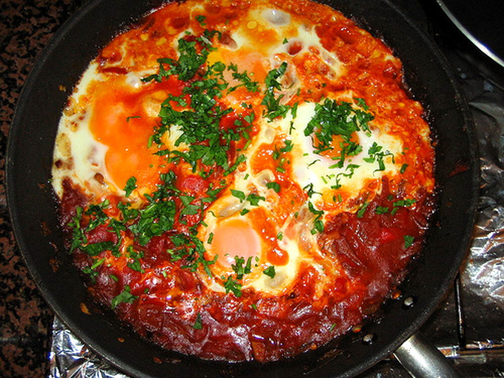 Shakshuka, uova al pomodoro mediorientale